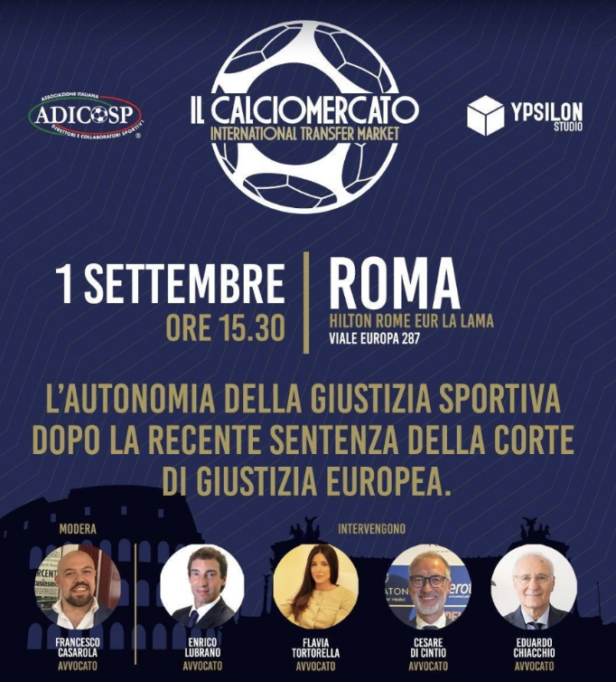 L'autonomia della giustizia sportiva dopo la recente sentenza della corte di giustizia europea